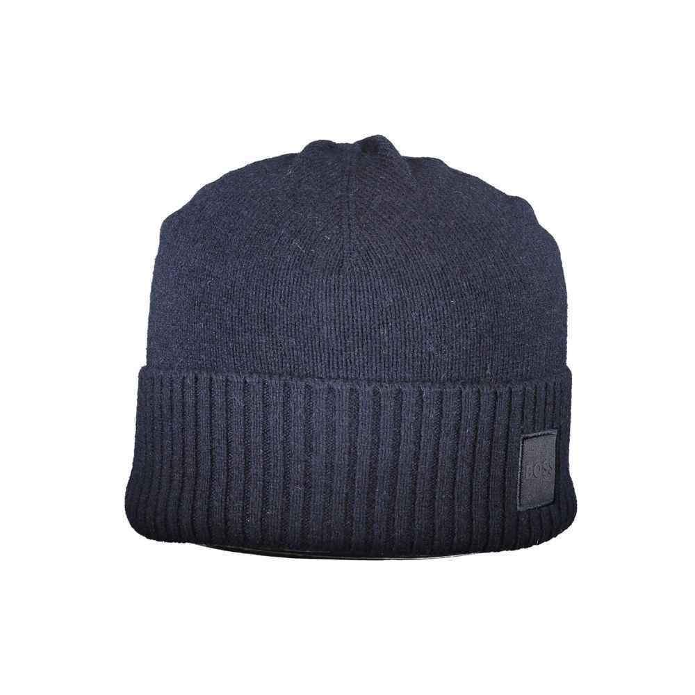 Hugo Boss Blue Wool Men's Cap