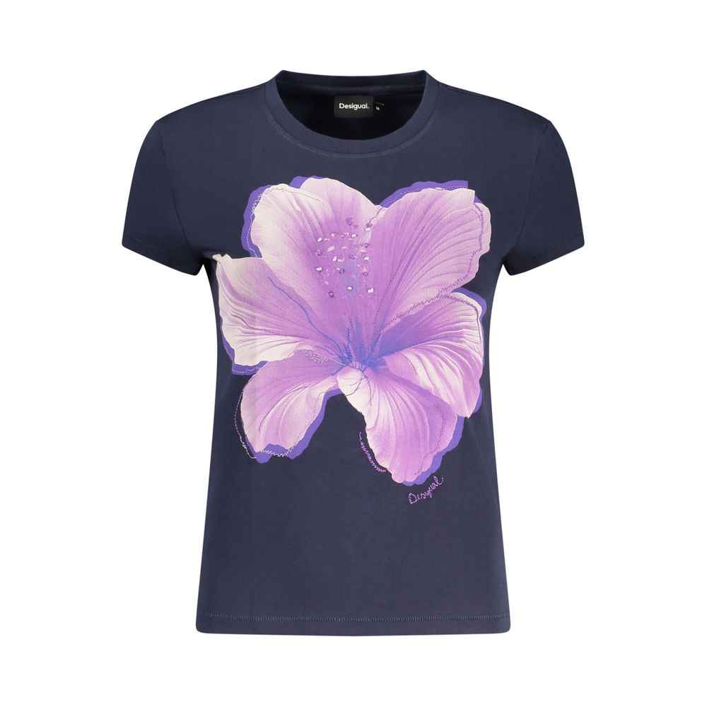 Desigual Blue Cotton Women's T-Shirt