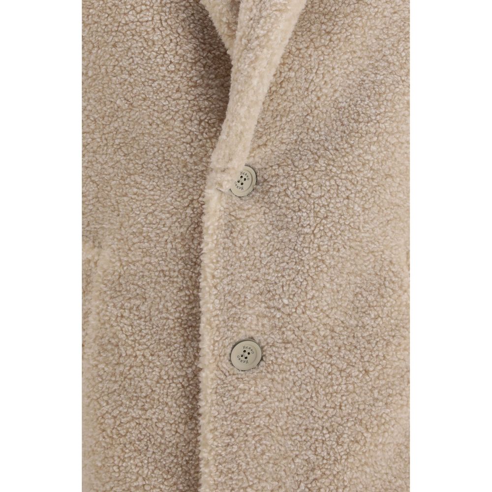 Herno Beige Polyester Coat