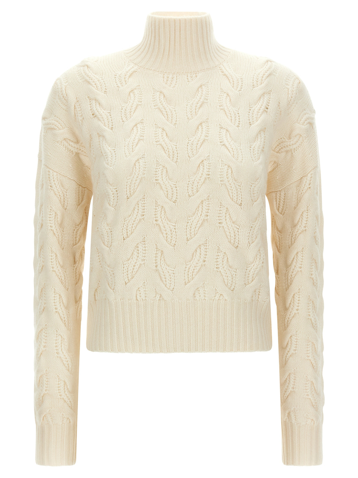 Max Mara White Wool Cardigan