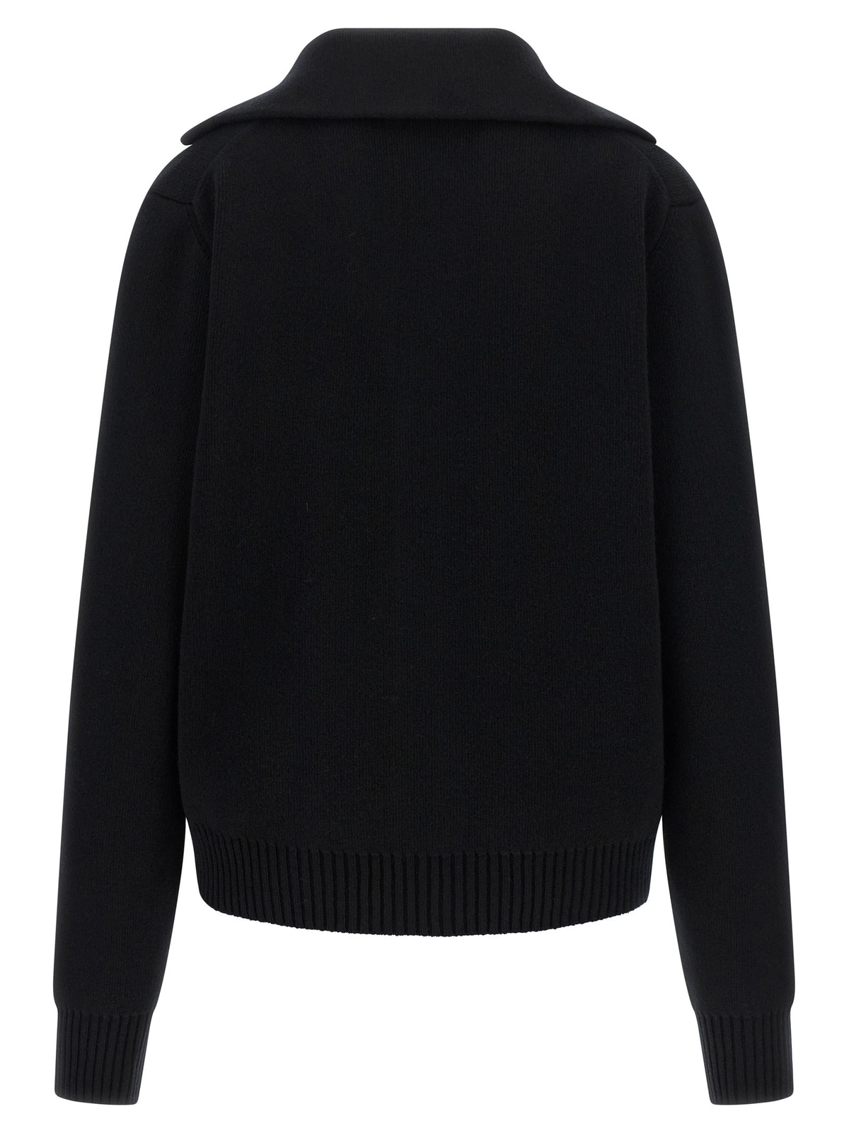 Dolce & Gabbana Black Virgin Wool Cardigan