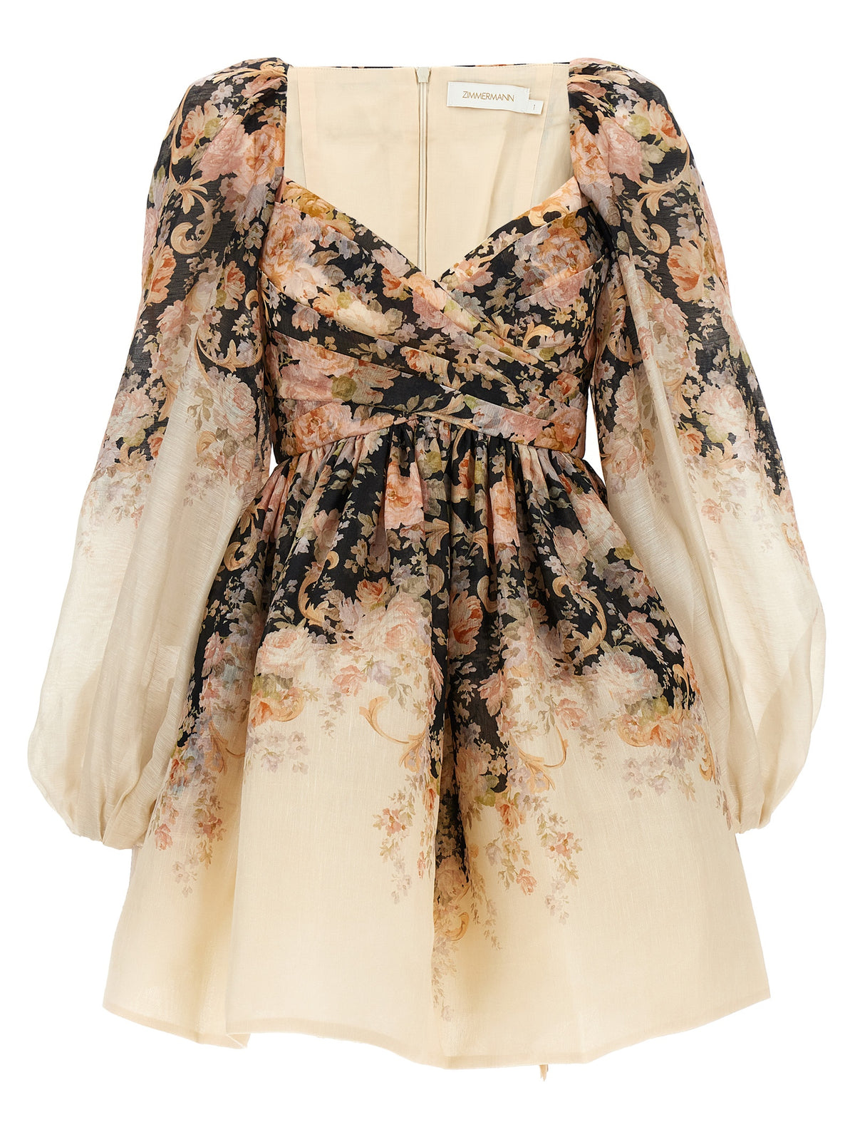 Zimmermann Multicolor Linen Casual Dress
