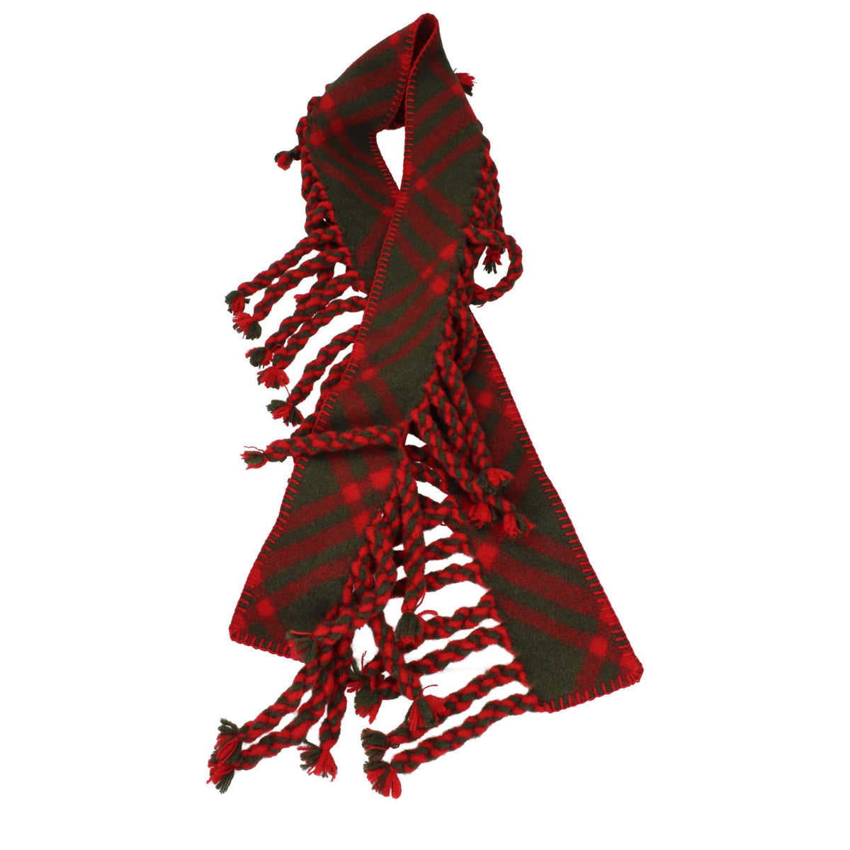 Burberry Red Wool Foulard