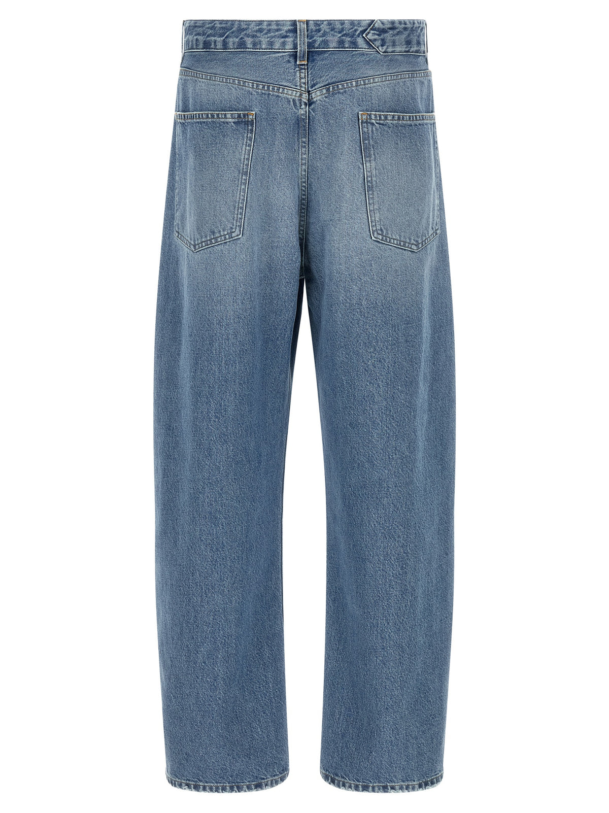 Jacquemus Blue Cotton High-Waisted Jean