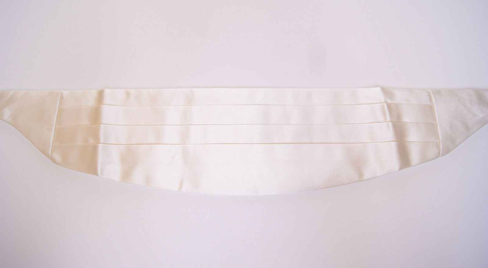 Dolce & Gabbana White Waist Tuxedo Smoking Belt Cummerbund