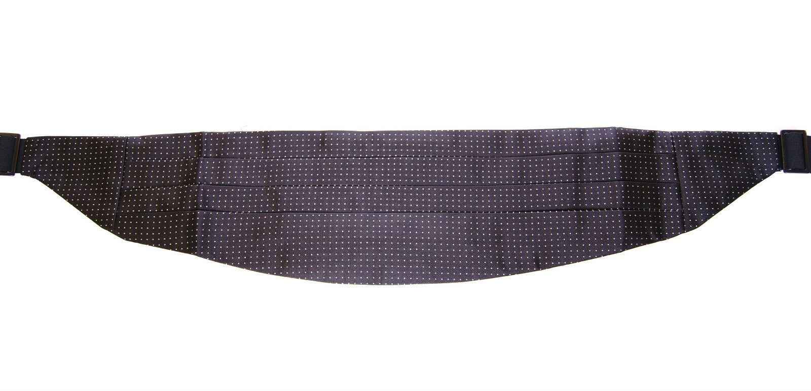 Dolce & Gabbana Black Waist Smoking Tuxedo Cummerbund Belt