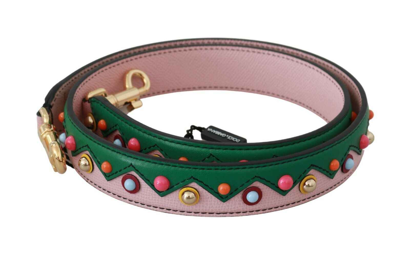 Dolce & Gabbana Shoulder Strap Leather Pink Handbag Accessory