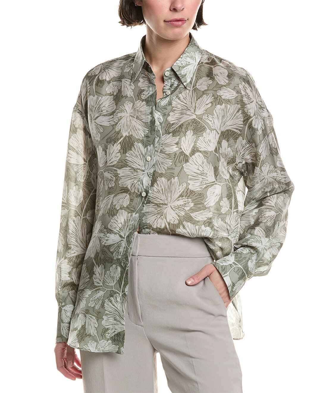 BRUNELLO CUCINELLI WOMEN'S SHIRT ML926RC616_C6301 NWT