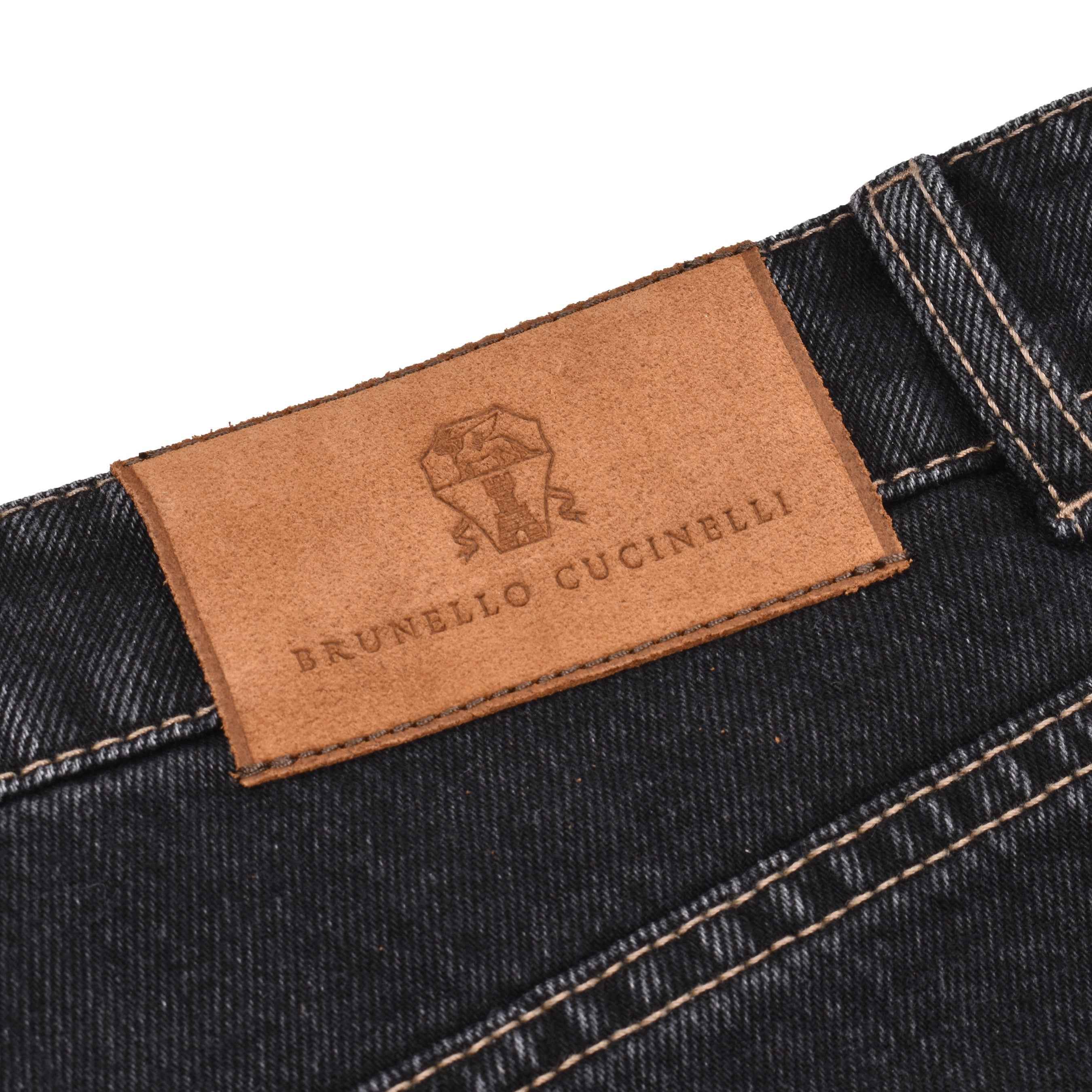 BRUNELLO CUCINELLI MEN'S TRADITIONAL FIT FIVE POCKET DENIM STYLE JEAN PANTS NEW