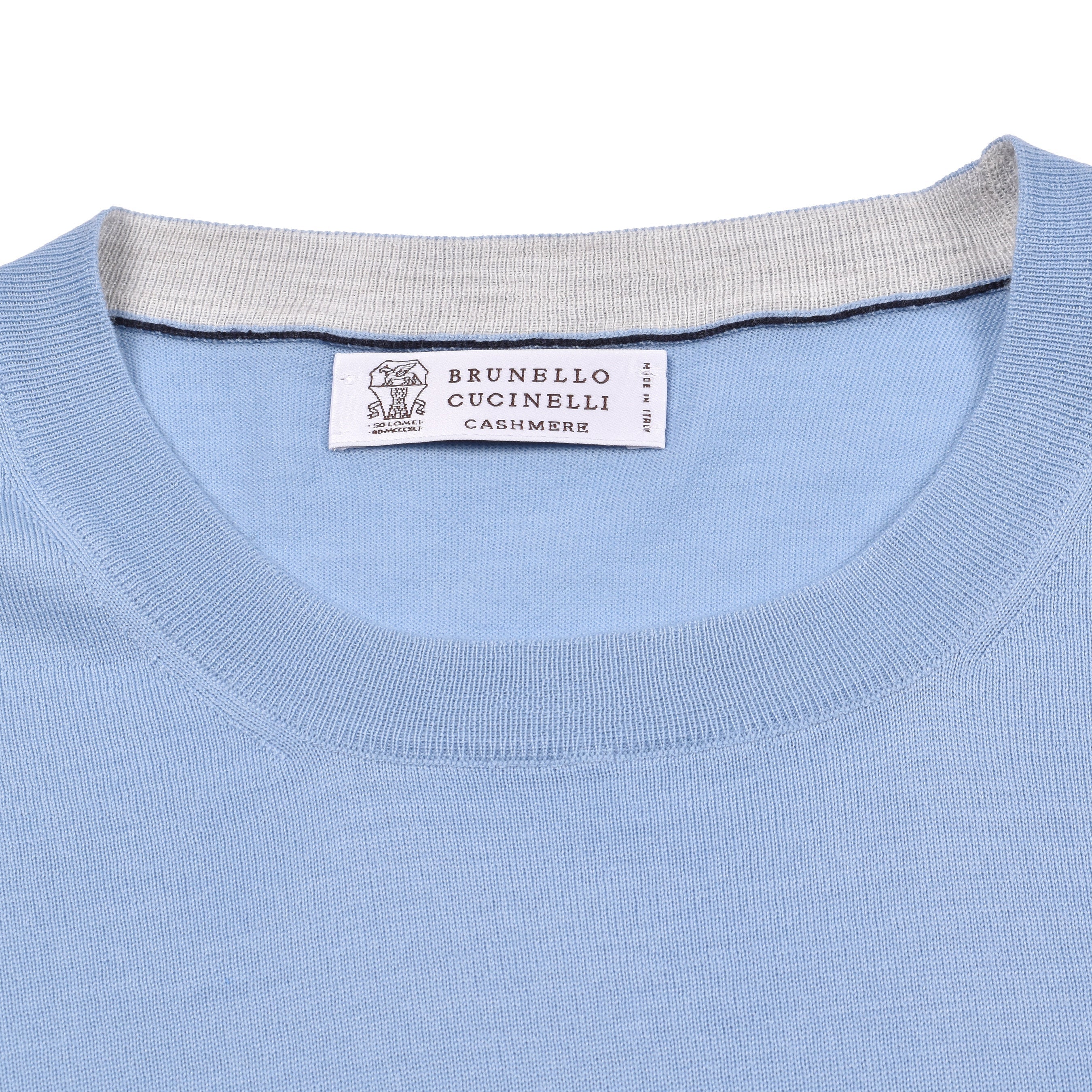 BRUNELLO CUCINELLI MEN'S CASHMERE BLEND CREW NECK CASUAL SWEATER/PULLOVER NEW