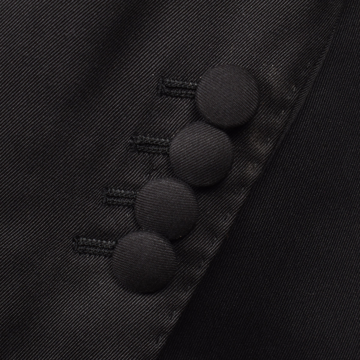BRUNELLO CUCINELLI MEN'S BLACK SILK TUXEDO JACKET
