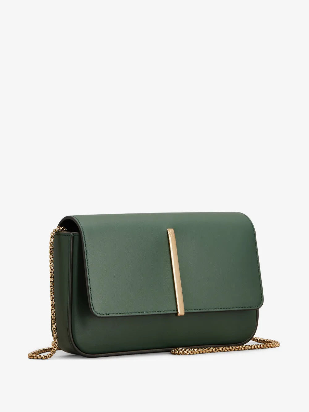 Tod's Timeless Leather Chain Crossbody Bag in Green