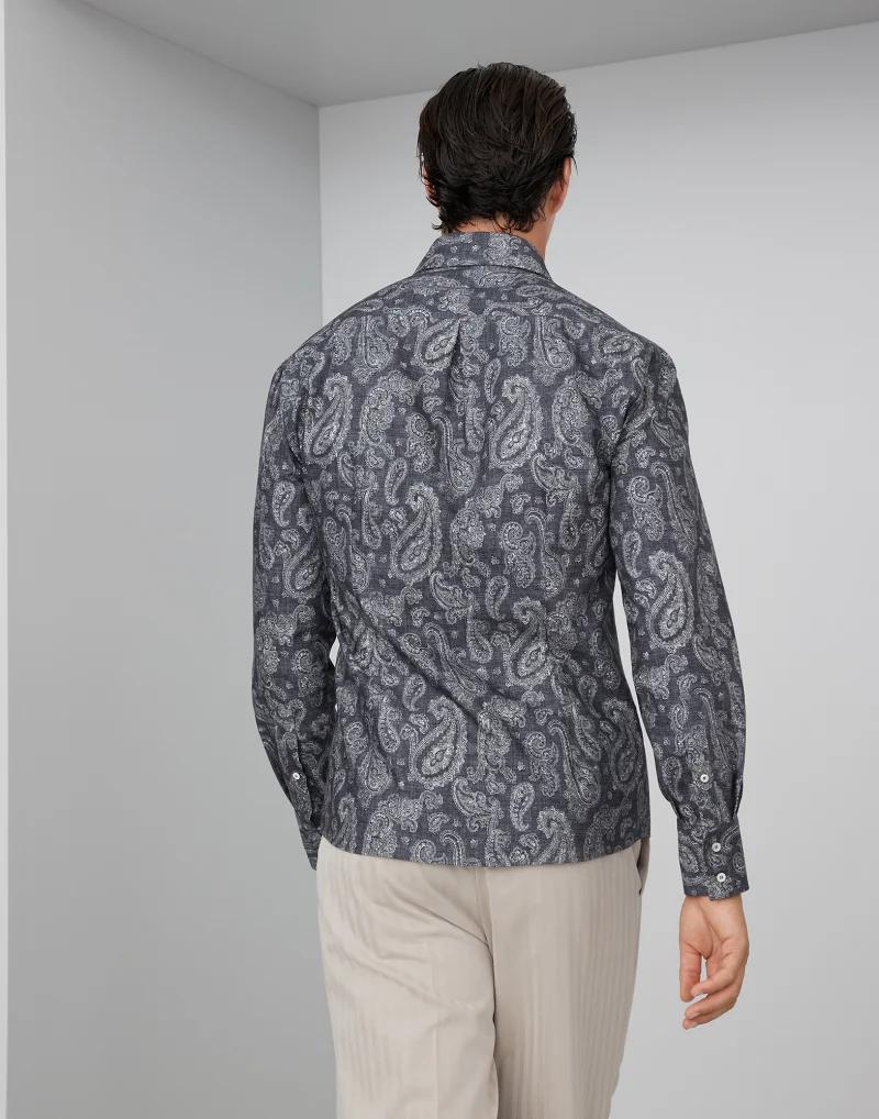 BRUNELLO CUCINELLI MEN'S SHIRT MM6591718_C001 NWT