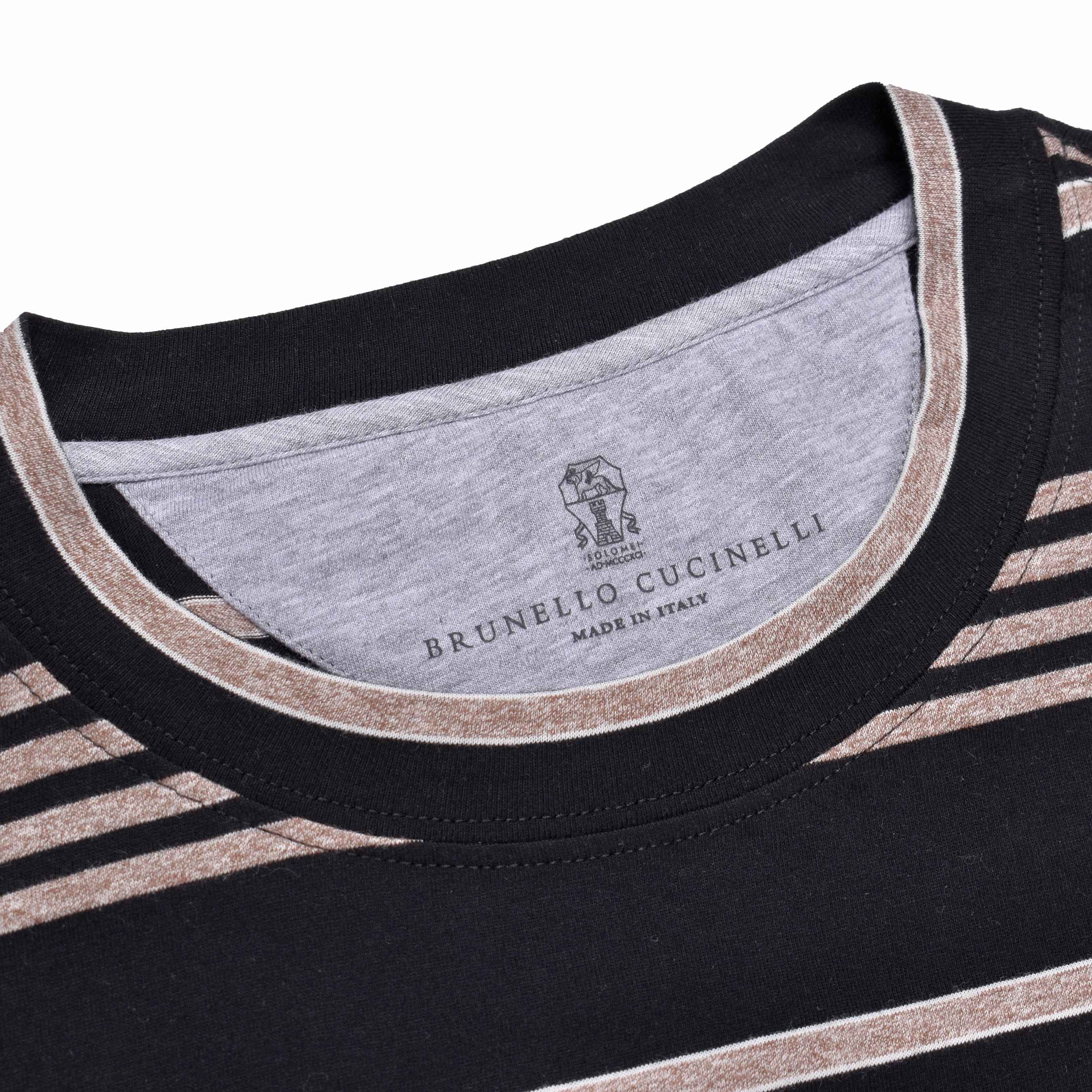 BRUNELLO CUCINELLI MEN'S 100% COTTON CREW NECK SHORT SLEEVE CASUAL T-SHIRT NEW