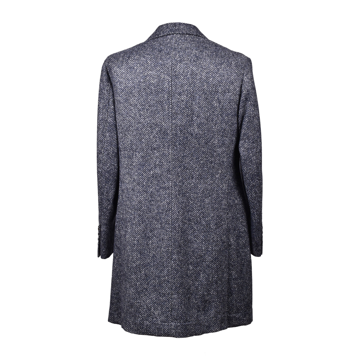 BRUNELLO CUCINELLI MEN'S NAVY WOOL BLEND BLAZER