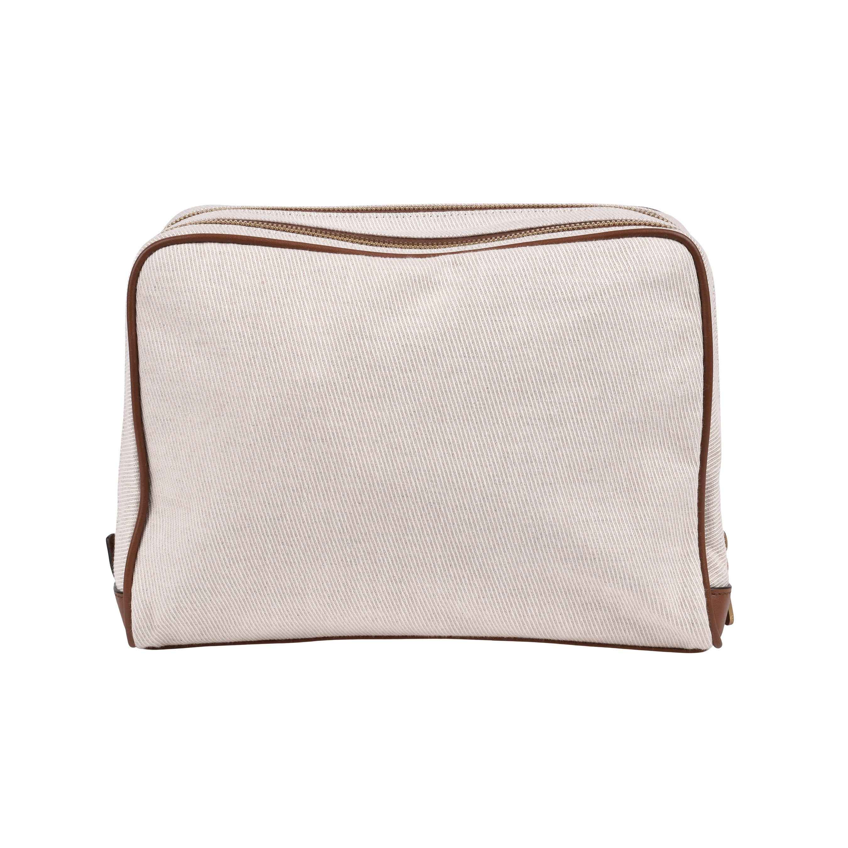 BRUNELLO CUCINELLI MEN'S TWO TONE PERSONAL CARE/ TRAVEL CASE NEW