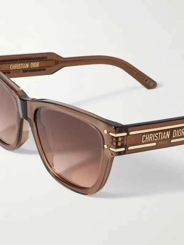 Dior Signature S6U Square-Frame Sunglasses
