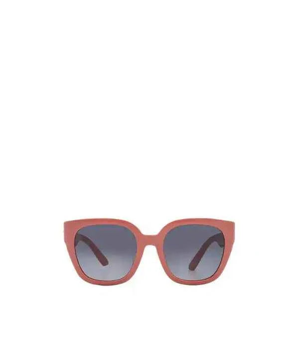 Dior Matte Pink Logo Cat-Eye Sunglasses