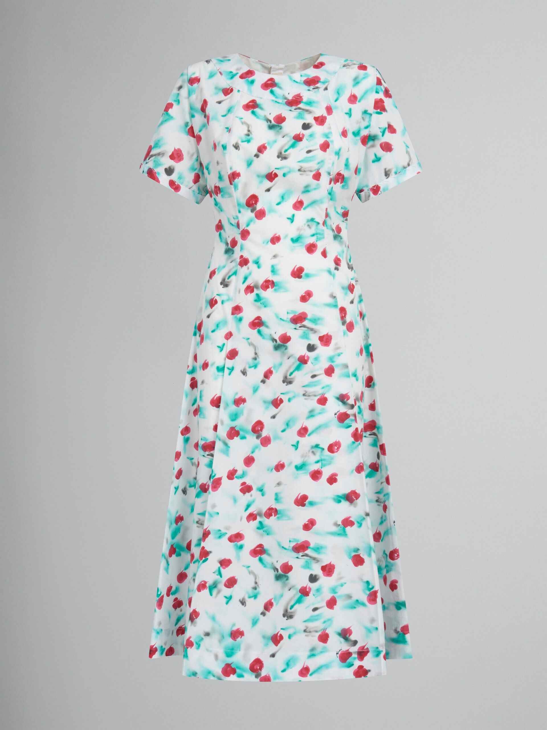 MARNI WOMEN'S FLORAL PRINT MIDI DRESS