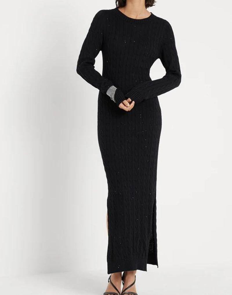 BRUNELLO CUCINELLI WOMEN'S DRESS MDV797A80_C101 NWT