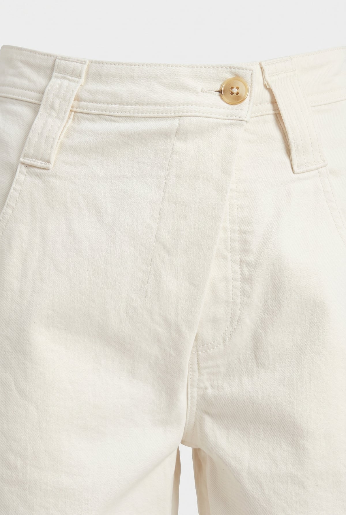 BRUNELLO CUCINELLI WOMEN'S OFF WHITE RELAXED SHORTS