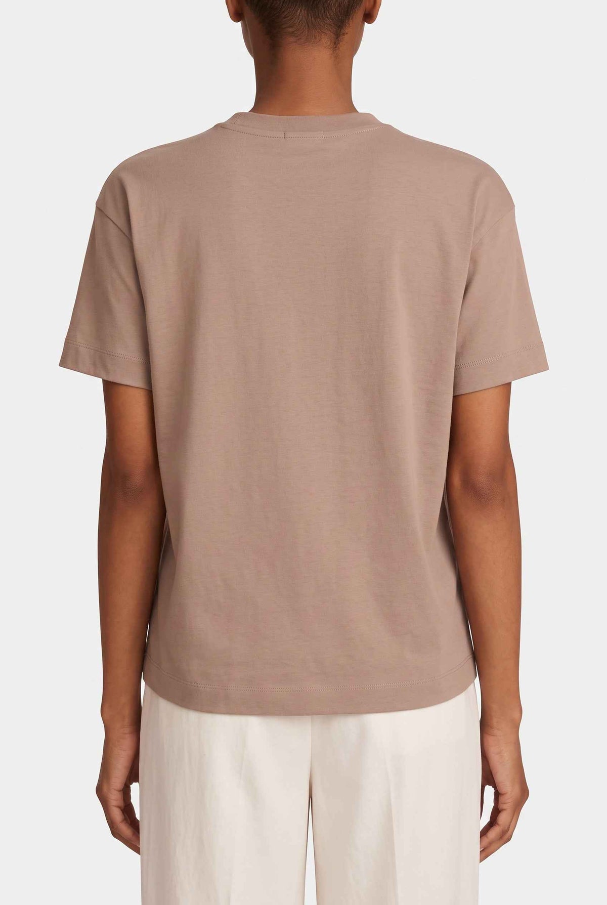 BRUNELLO CUCINELLI WOMEN'S COYOTE COTTON RELAXED SHIRT