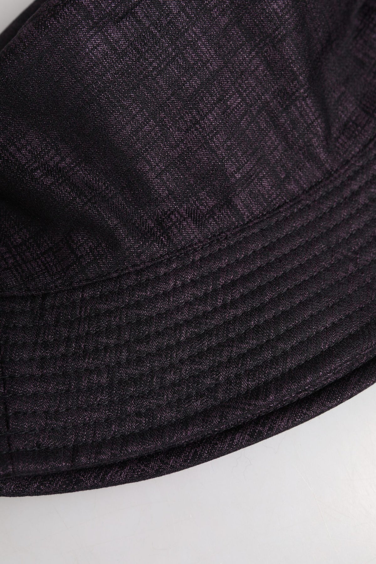 Dolce & Gabbana Black Wide Brim Nylon Bucket Hat