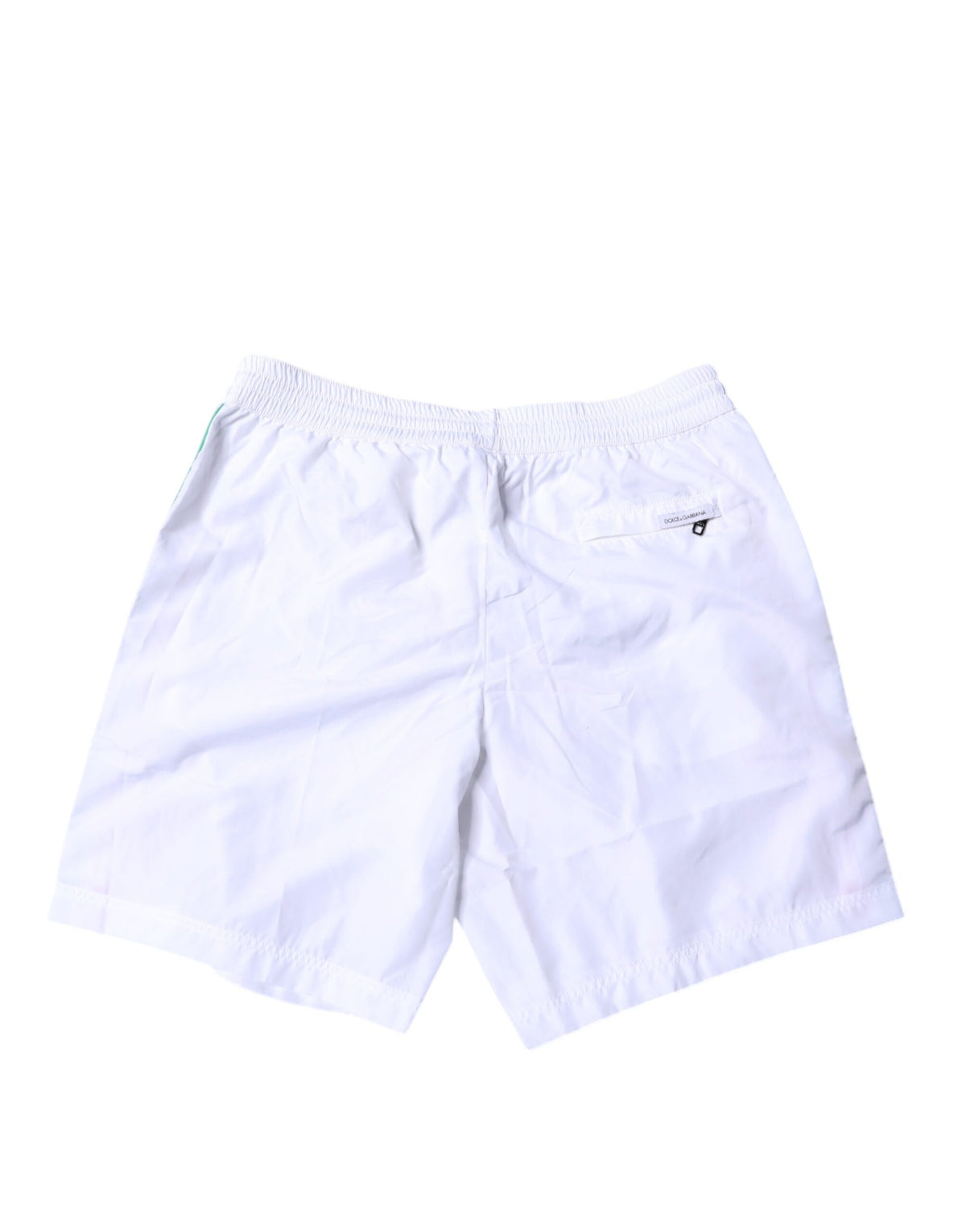 Dolce & Gabbana White Stripes Beachwear Shorts 2 Pc Swimwear