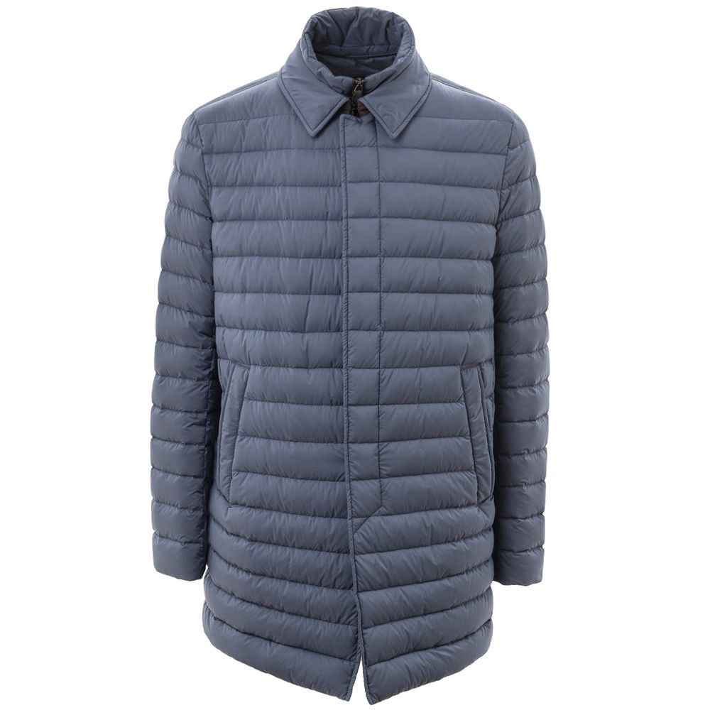 Herno Blue Polyester Coat