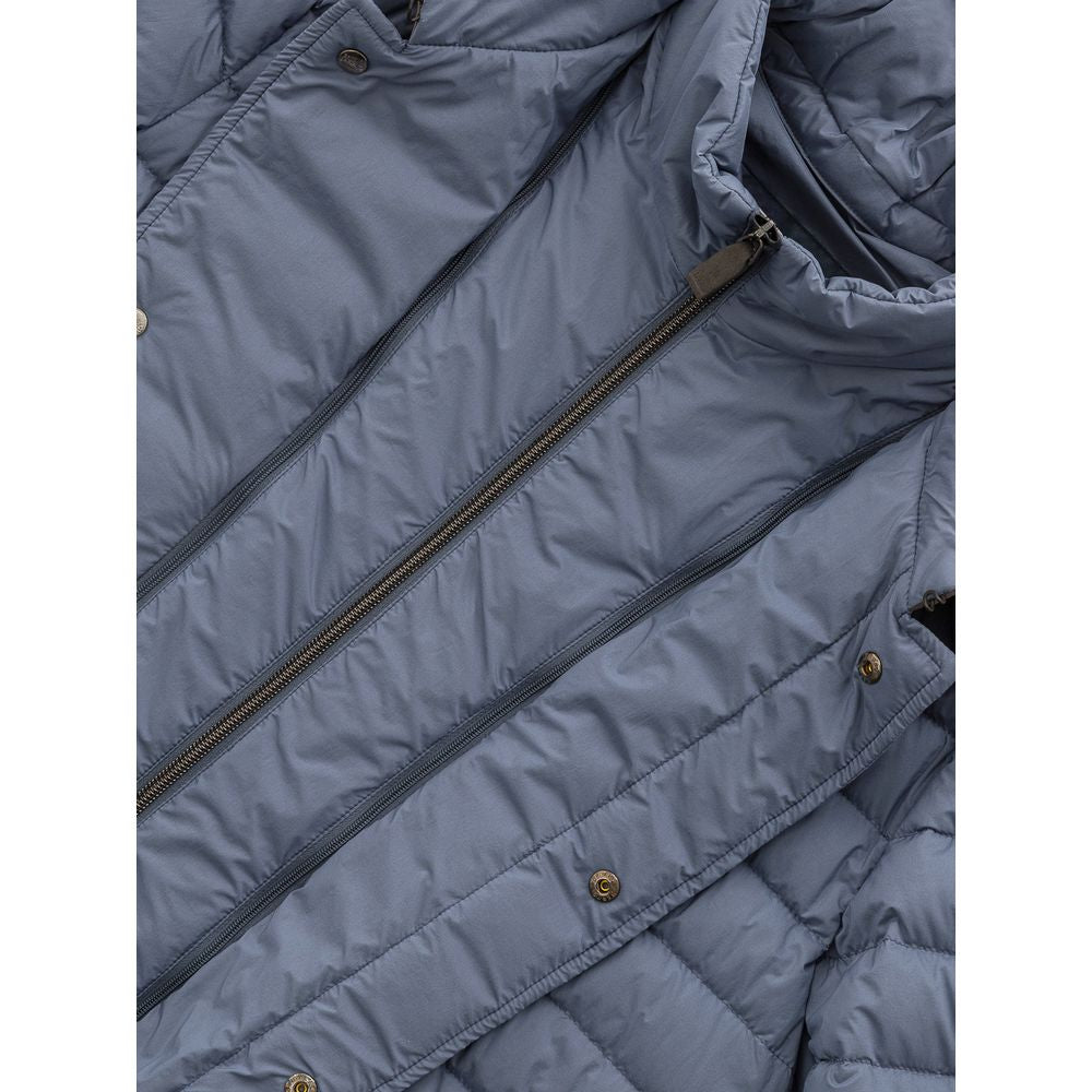 Herno Blue Polyester Coat