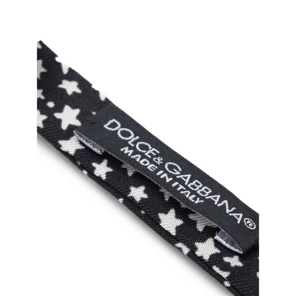 Dolce & Gabbana Black Silk Bowtie