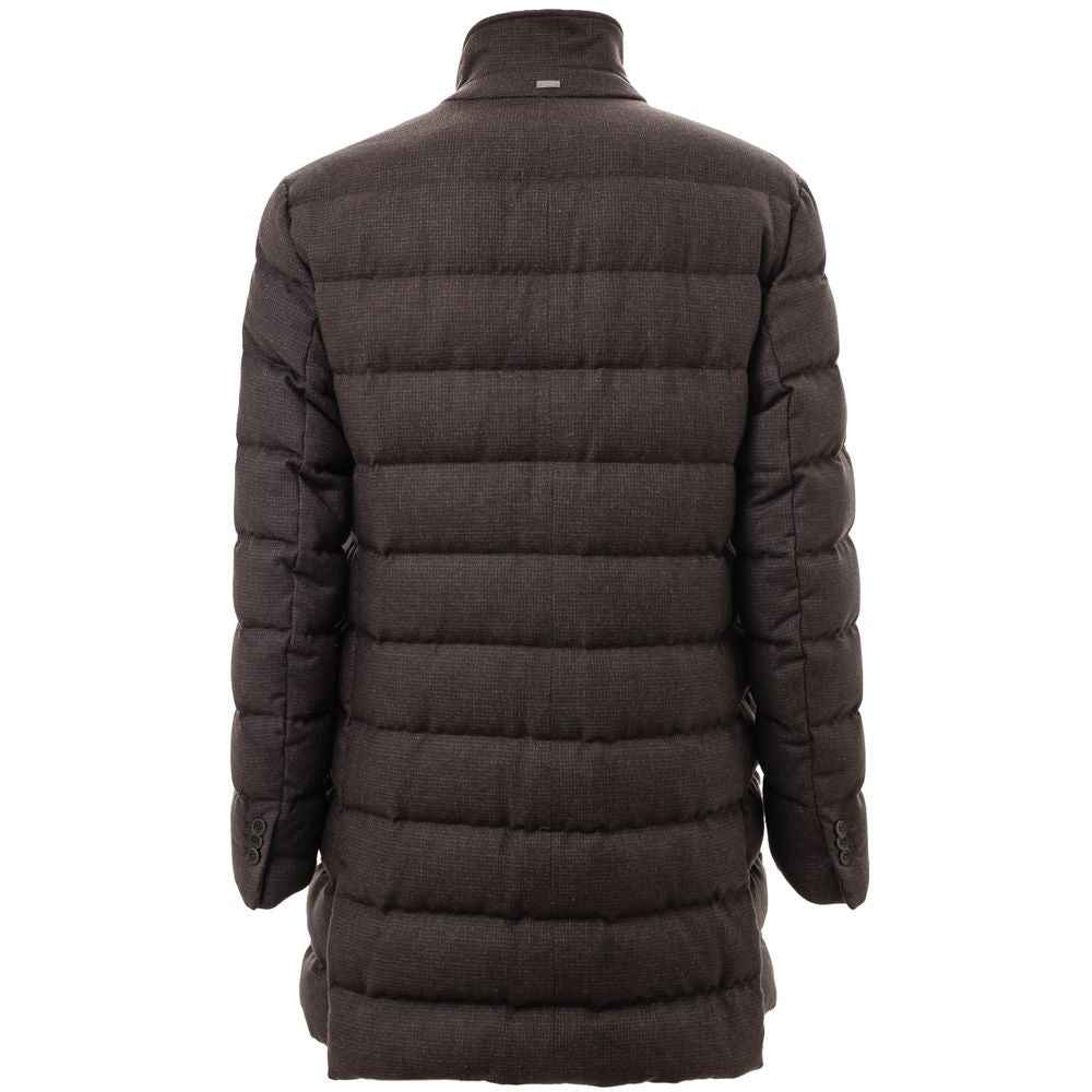 Herno Brown Wool Jackets & Coat