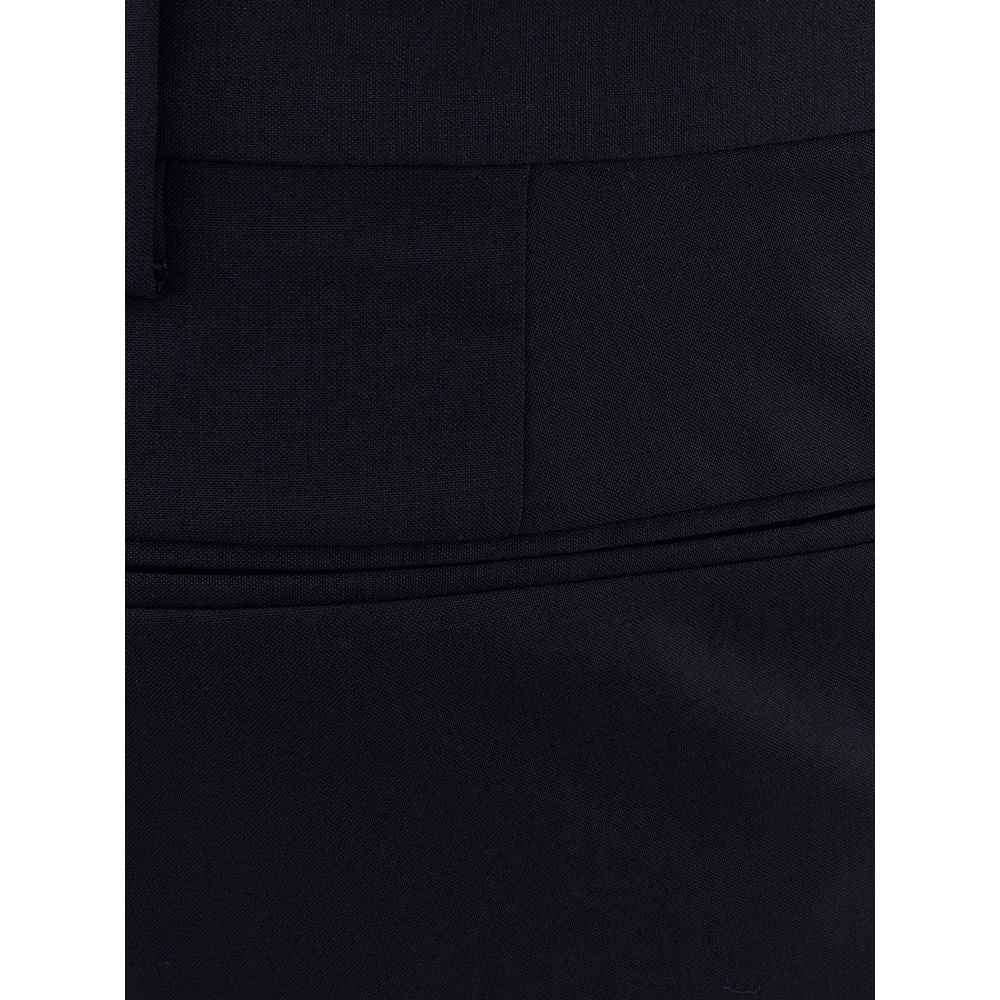 Valentino Black Wool Dress Pants