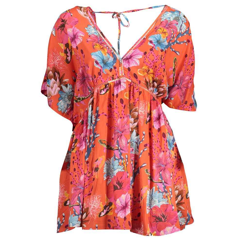 Desigual Rosso Viscosa Womens Dress