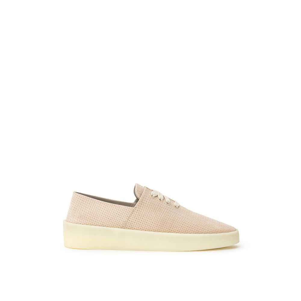 Fear Of God Beige Leather Low Top Sneakers