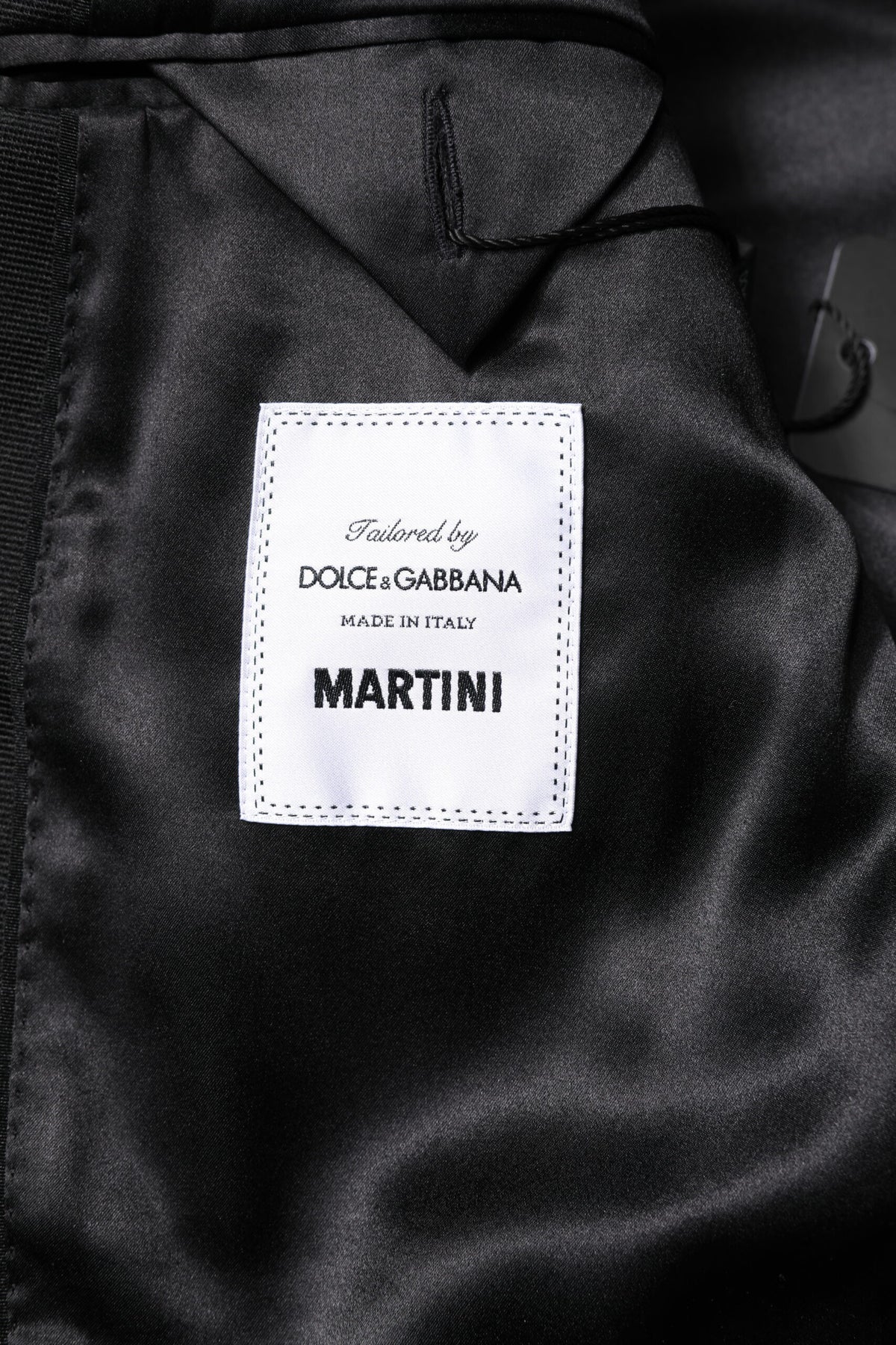 Dolce & Gabbana Dark Gray MARTINI Jacquard Men 3 Piece Suit