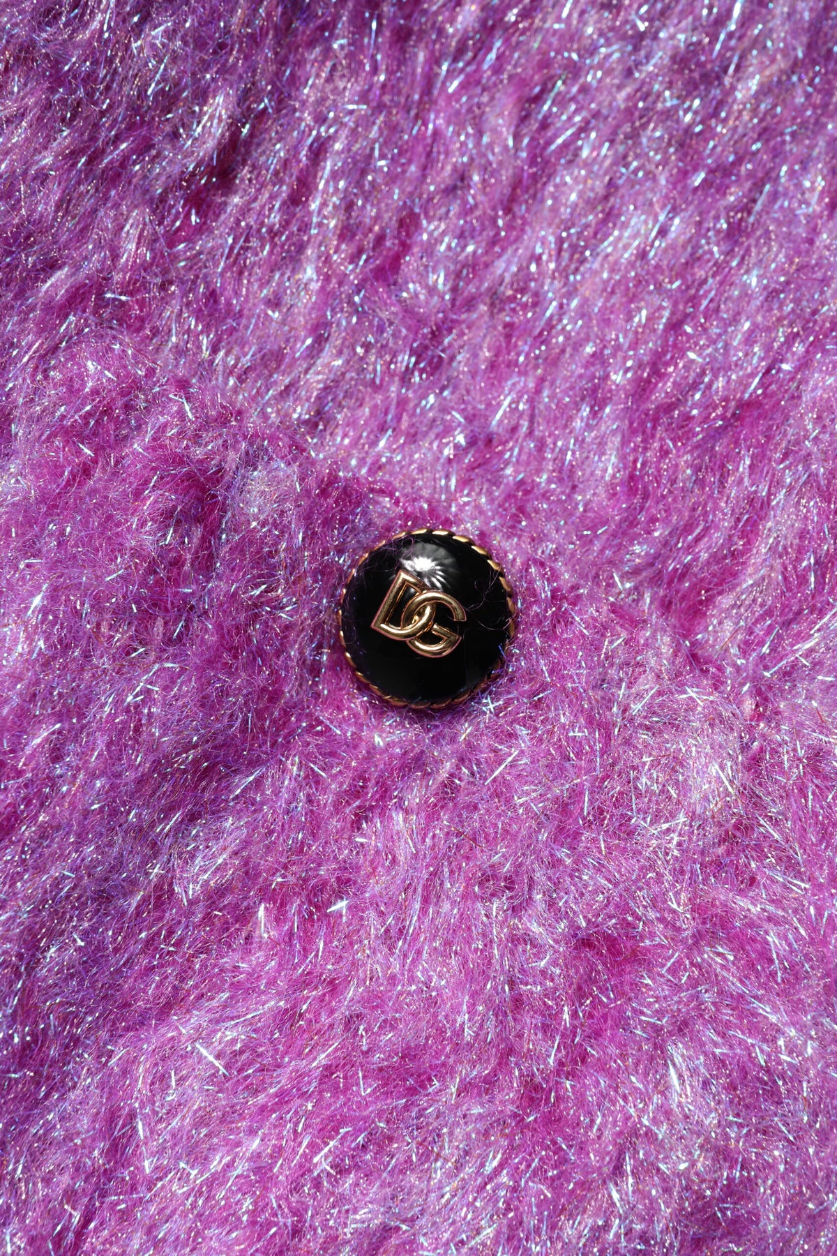 Dolce & Gabbana Purple Button Embellished Trench Coat Jacket