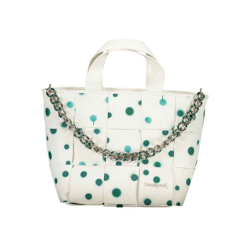 Desigual Bianco Poliuretano Women Handbag