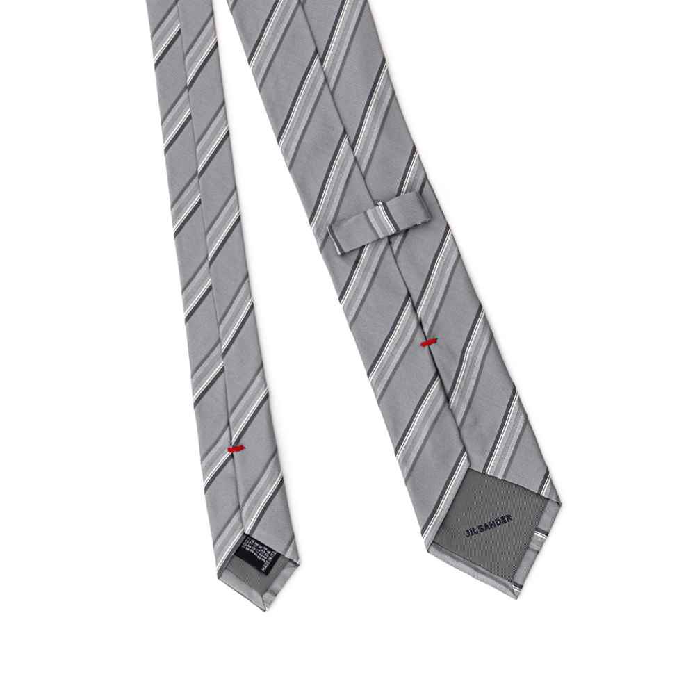 Jil Sander Black Silk Tie