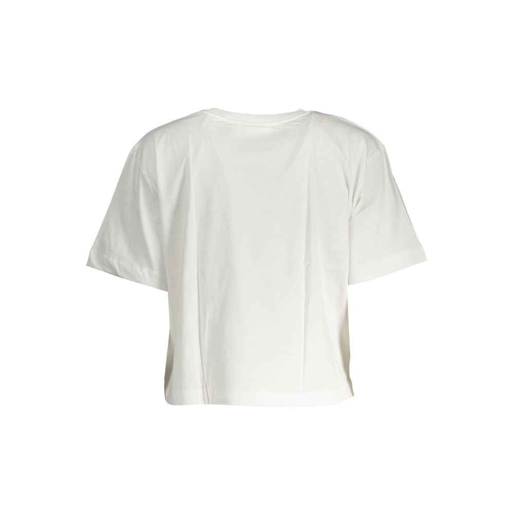 Desigual White Cotton Women T-Shirt