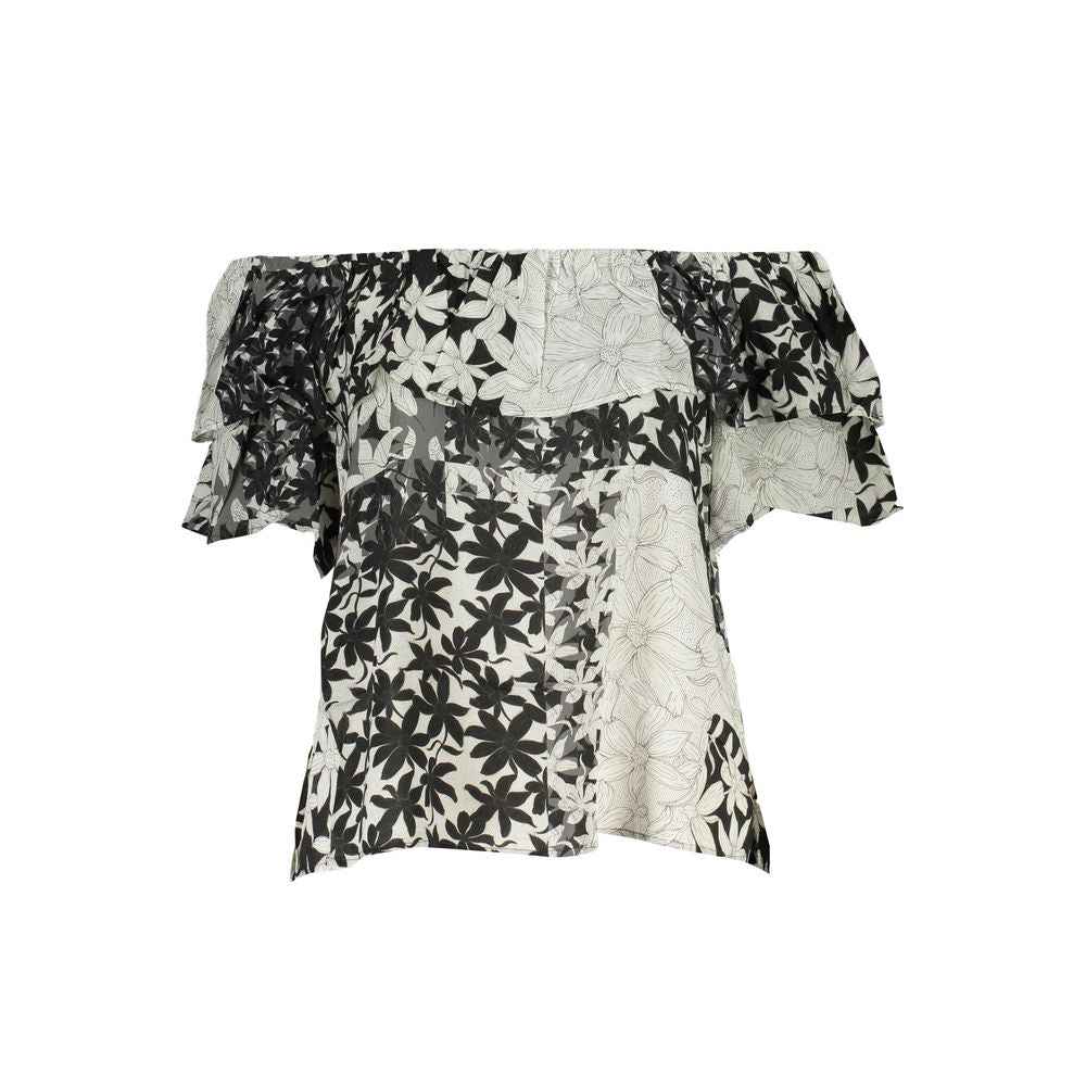 Desigual Bianco Cotton Women T-Shirt