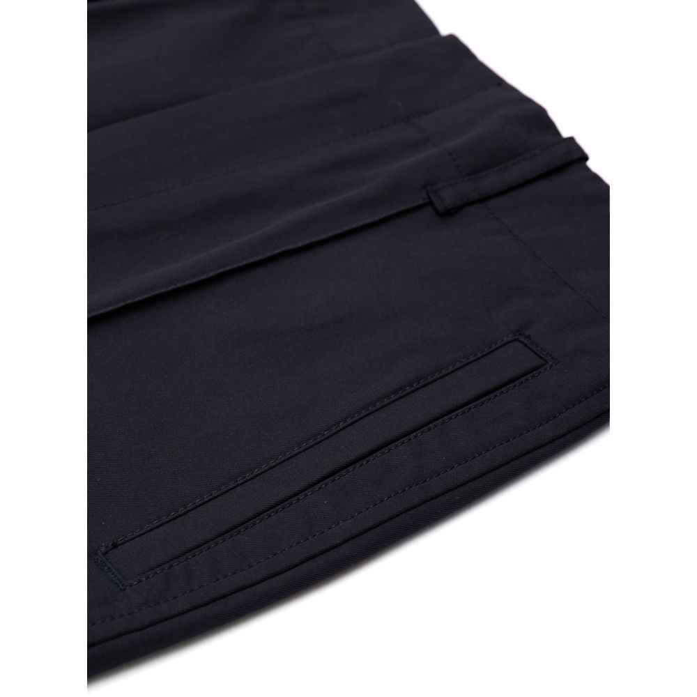 Bottega Veneta Navy Blue Cotton Casual Pants