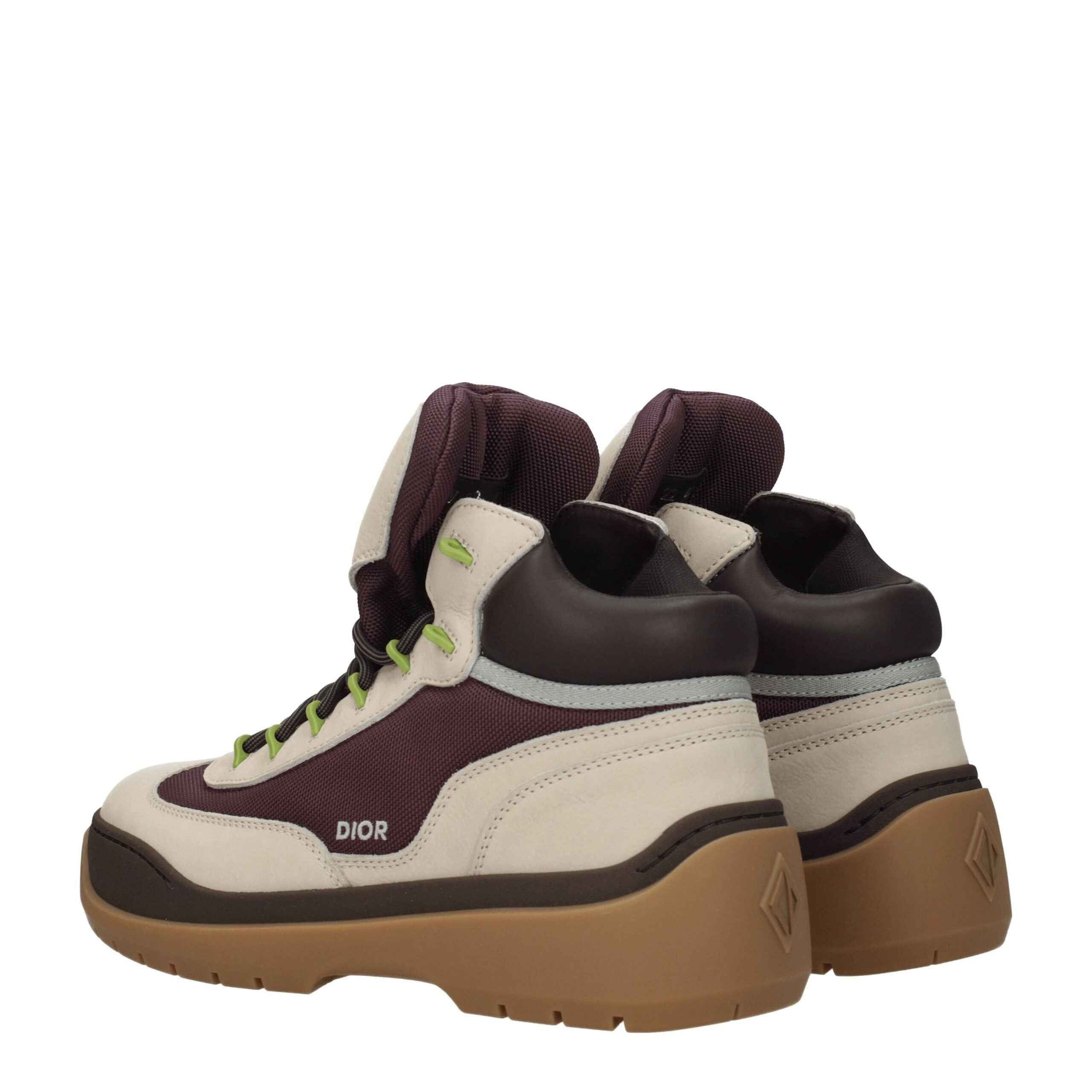Christian Dior Beige Leather Ankle Boots