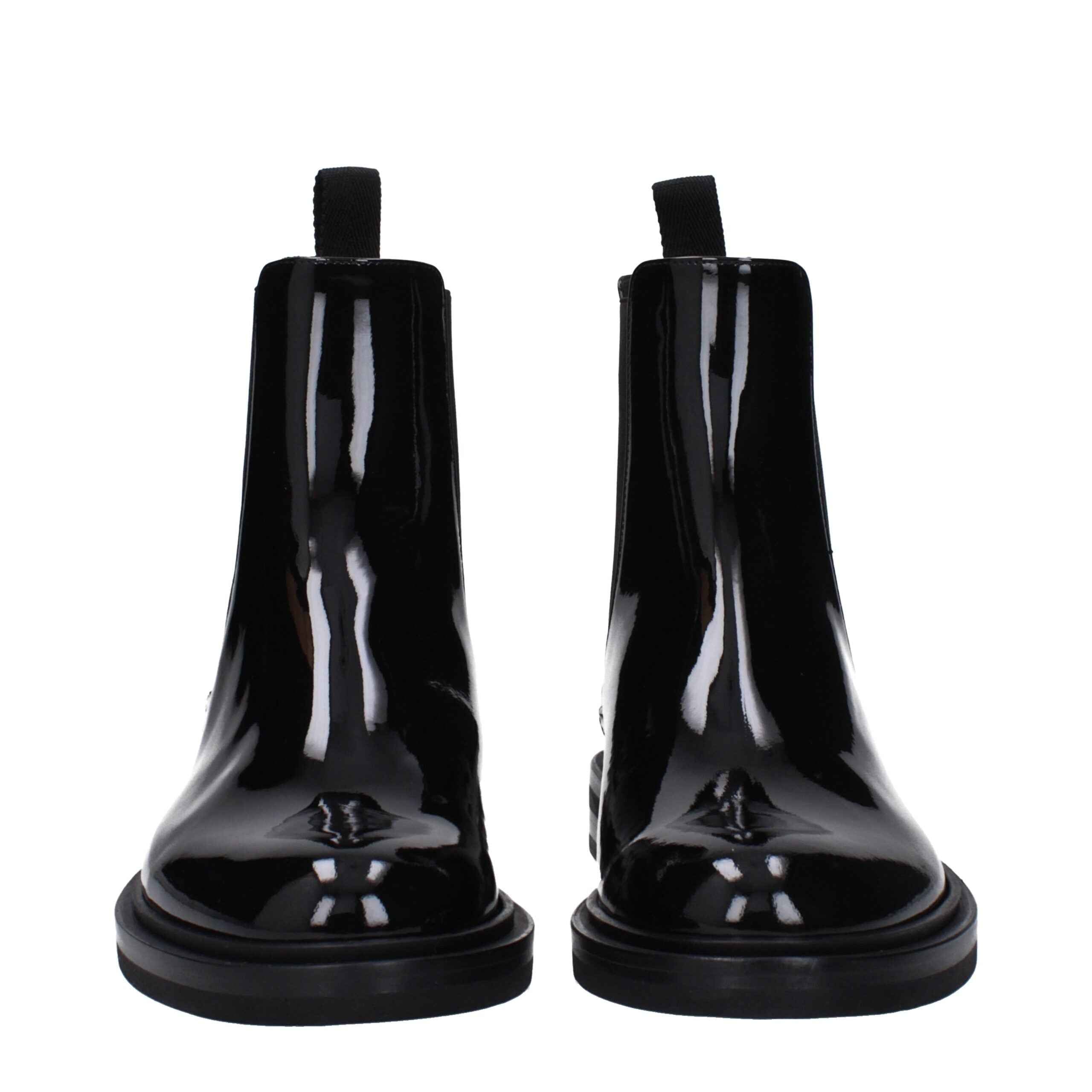 Dolce & Gabbana Black Leather Ankle Boots