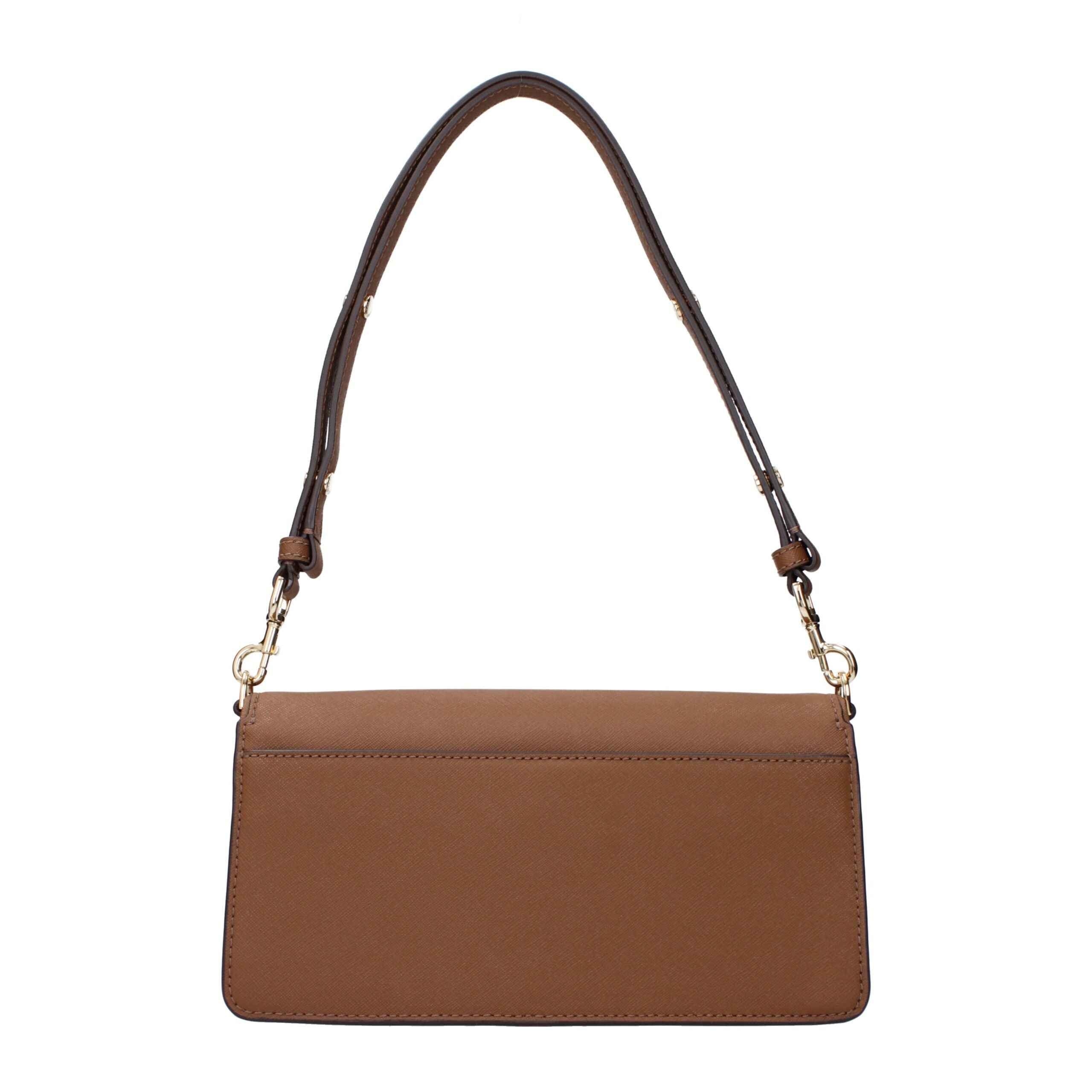 Tory Burch Brown Leather Shoulder Bag