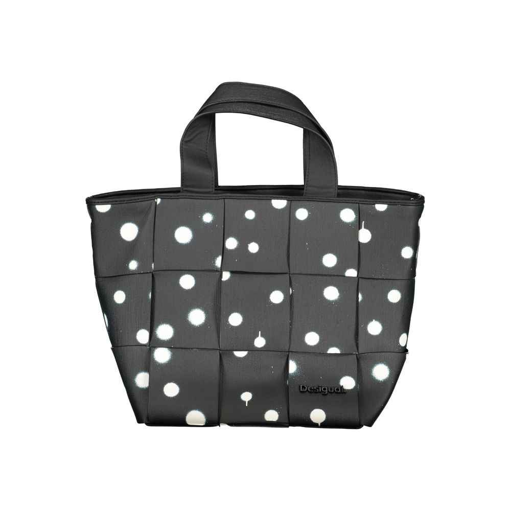 Desigual Nero Poliuretano Woman Shoulder Bag