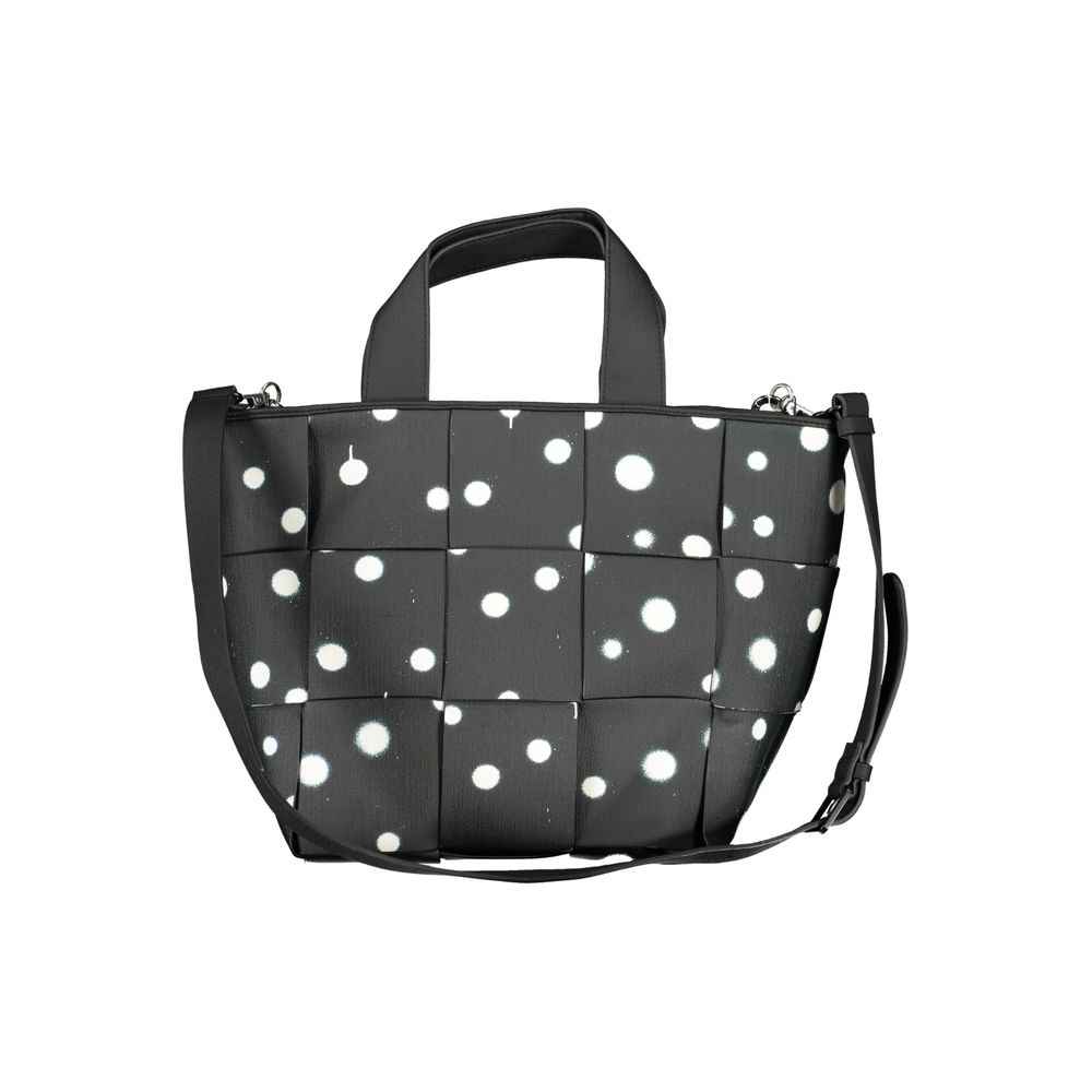 Desigual Nero Poliuretano Woman Shoulder Bag