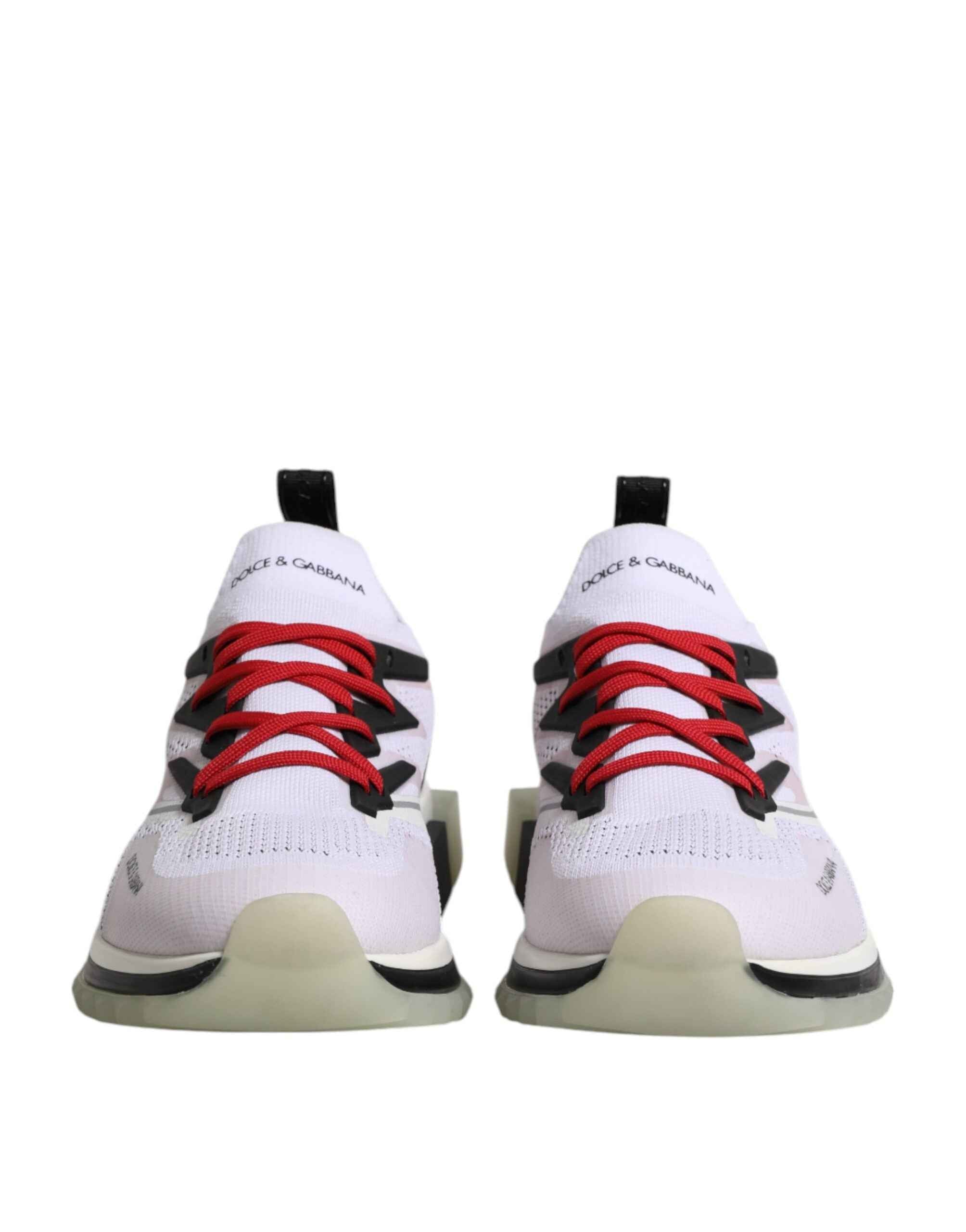 Dolce & Gabbana White SORRENTO Sport Stretch Sneakers Shoes