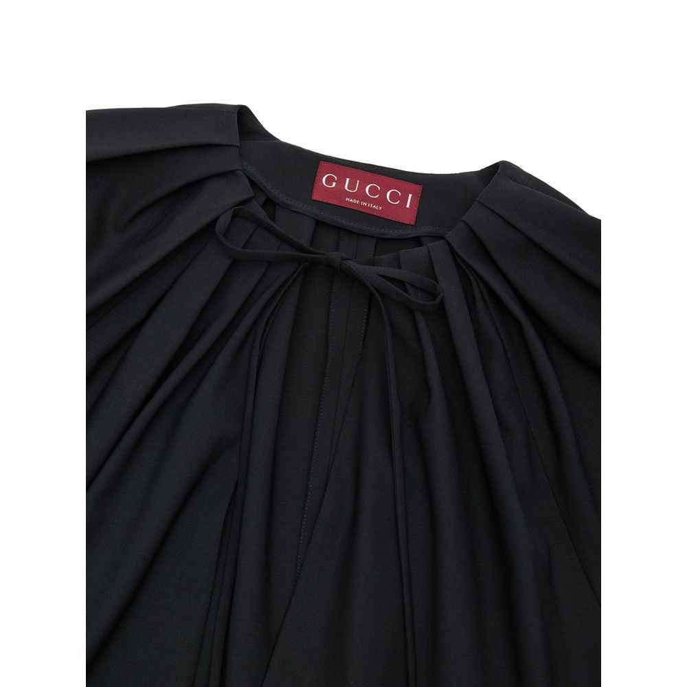 Gucci Black Wool Jumpsuit