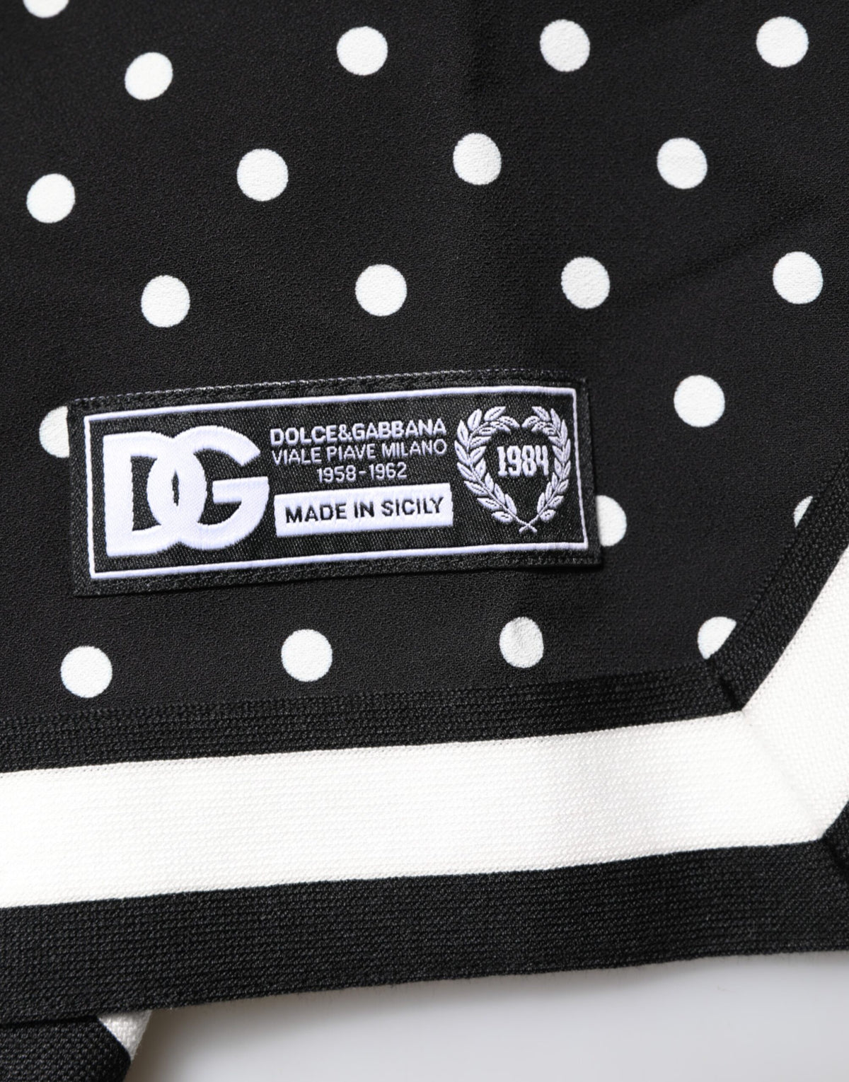 Dolce & Gabbana Black Polka Dot Short Sleeves Collared Polo T-shirt
